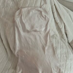 Princess Polly Champagne Satin Dress